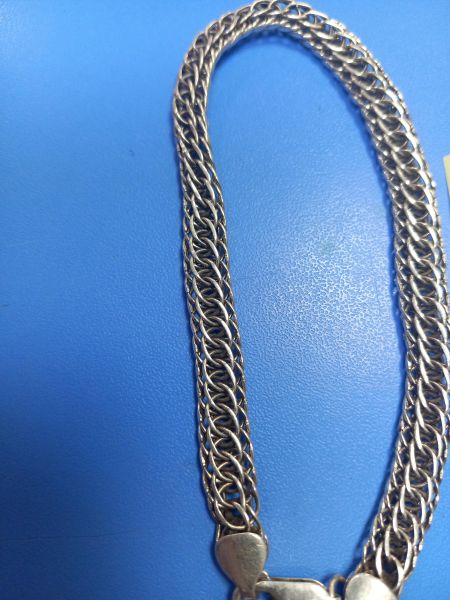 серебряный браслет Браслет серебро 925 11,68g, вес изделия 11.68g, длина 24 см в Чита