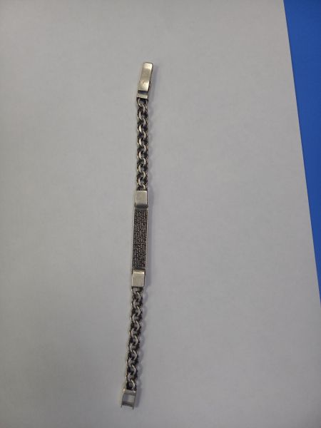 серебряный браслет Браслет серебро 925 21,58g, вес изделия 22.08g, длина 20 см в Иркутск
