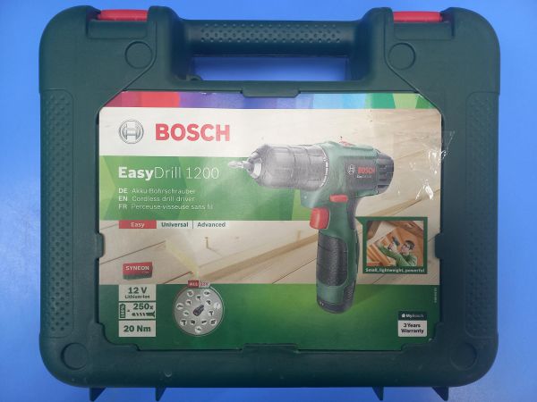 шуруповёрт аккумуляторный Bosch EasyDrill 1200 (1650/min) с СЗУ в Чита
