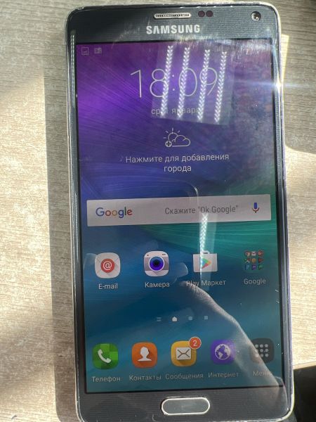 Купить Samsung Galaxy Note 4 3/32GB (N910C) в Иркутск за 2700 руб.