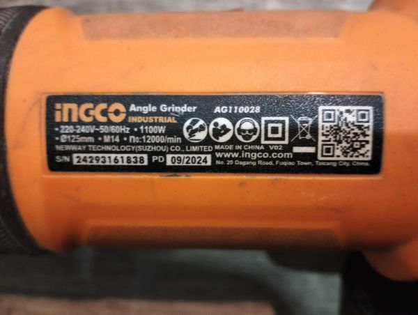 Купить INGCO AG110028 в Екатеринбург за 1800 руб.