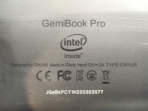 Купить CHUWI GemiBook Pro (CWI529, N5100, 8/256GB) в Екатеринбург за 9100 руб.