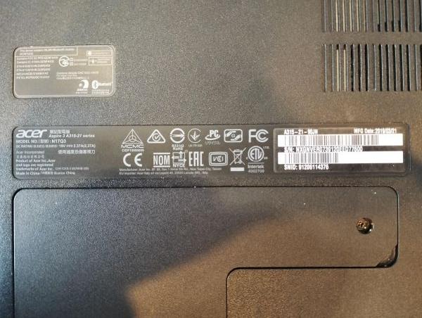 Купить Acer Aspire 3 A315-21-90JN (DDR4 12GB/SSD 240 GB) в Екатеринбург за 9100 руб.