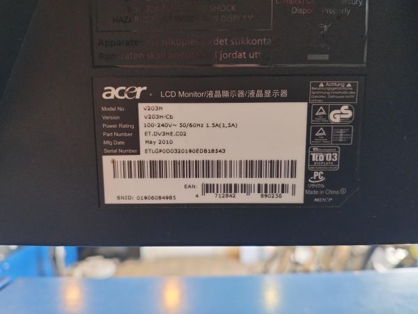 Купить Acer V203H Cb в Екатеринбург за 1000 руб.