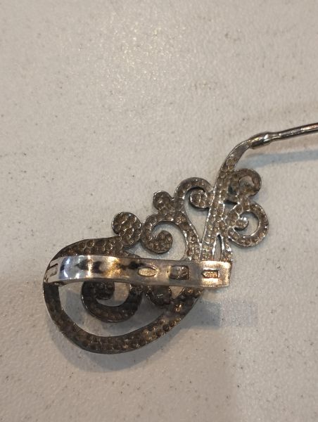серебряная серьга одна Серьга одна серебро 925 4,58g, вес изделия 4.58g в Томск