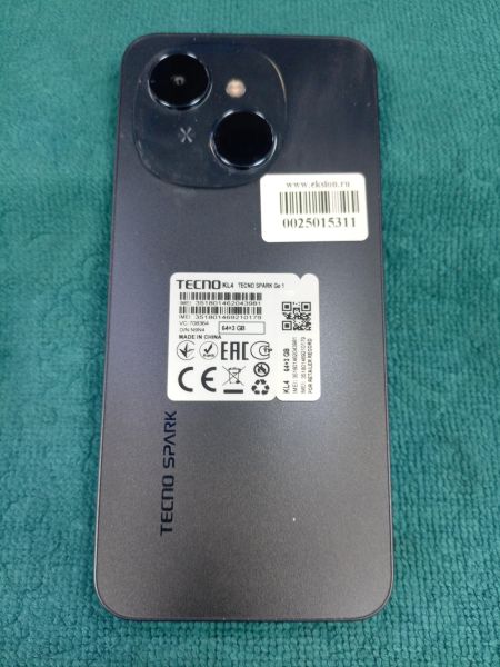 Купить TECNO Spark Go 1 3/64GB (KL4) Duos в Хабаровск за 5099 руб.