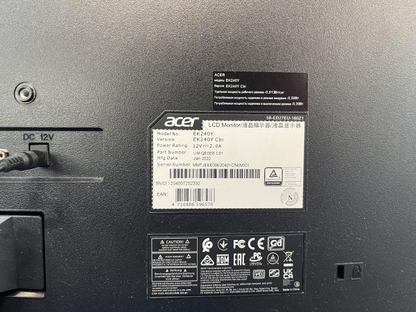 Купить Acer EK240YCbi в Хабаровск за 3300 руб.