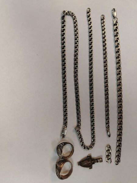 Купить Лом или горсть серебро 925 60,44g, вес изделия 60.64g в Хабаровск за 4300 руб.