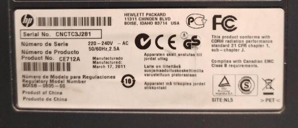 Купить HP Color LaserJet Pro CP5225 (CE710A) в Хабаровск за 13800 руб.