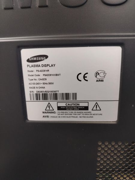 Купить Samsung PS-42C91HR в Хабаровск за 7000 руб.