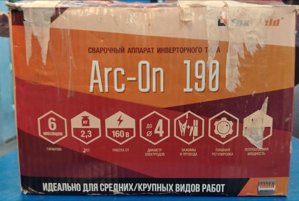 Купить FoxWeld Arc-On 190 в Хабаровск за 2600 руб.