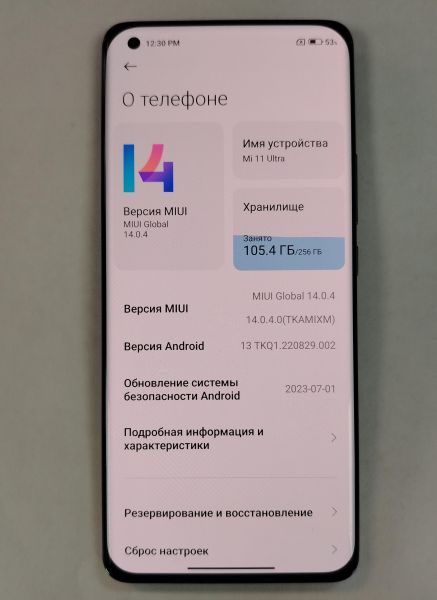 Купить Xiaomi Mi 11 Ultra 12/256GB (M2102K1G) Duos в Хабаровск за 16100 руб.