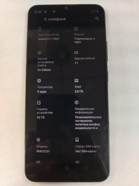 сотовый телефон Realme C11 2021 2/32GB (RMX3231) Duos в Хабаровск