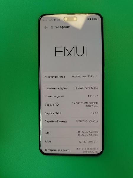 сотовый телефон Huawei nova 13 Pro 12/512GB (MIS-LX9) Duos в Хабаровск