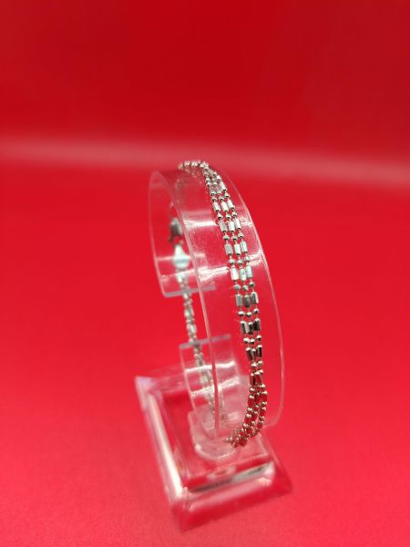 серебряный браслет Браслет серебро 925 3,84g, вес изделия 3.9g, длина 20 см в Иркутск