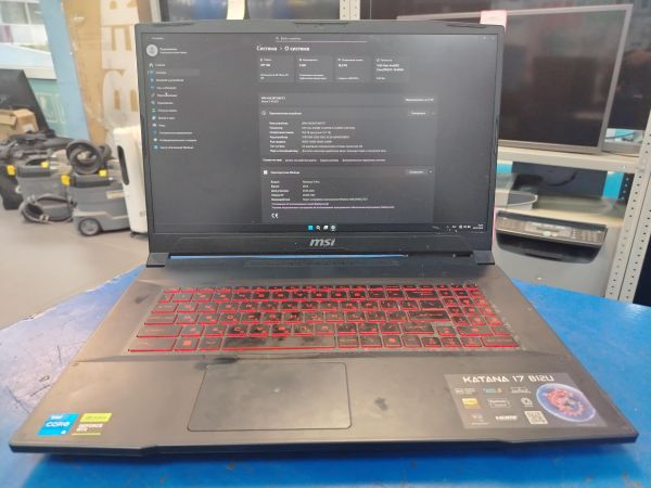 ноутбук MSI Katana GF76 B12UCR-821XRU в Хабаровск