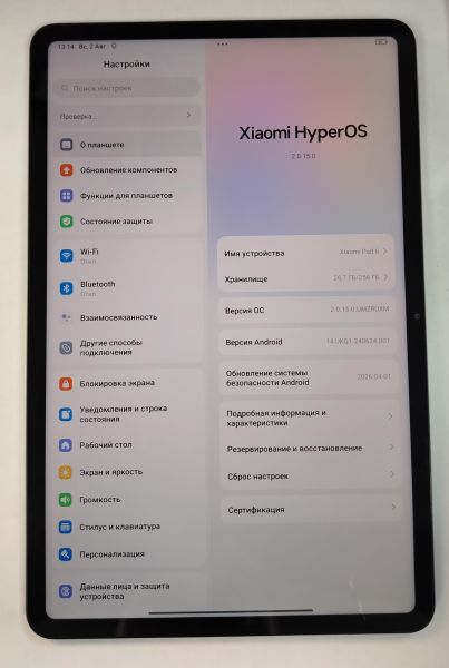планшет Xiaomi Pad 6 256GB (23043RP34G) (без SIM) в Хабаровск