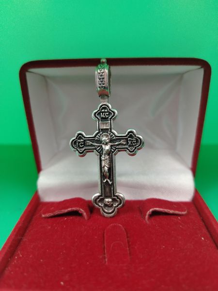 серебряный крест Крест серебро 925 9,30g, вес изделия 9.3g в Хабаровск