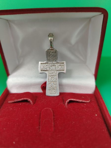 серебряный крест Крест серебро 925 6,20g, вес изделия 6.2g в Хабаровск