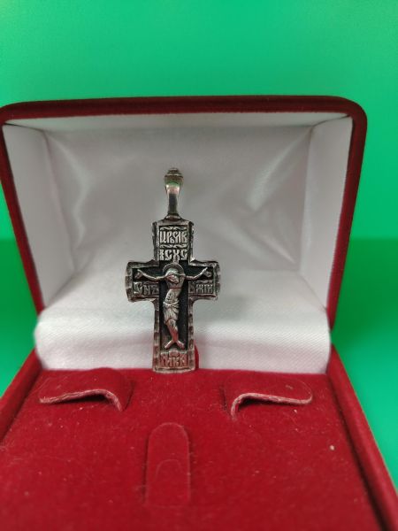серебряный крест Крест серебро 925 6,20g, вес изделия 6.2g в Хабаровск