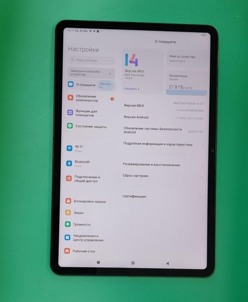планшет Xiaomi Pad 6 128GB (23043RP34G) (без SIM) в Хабаровск