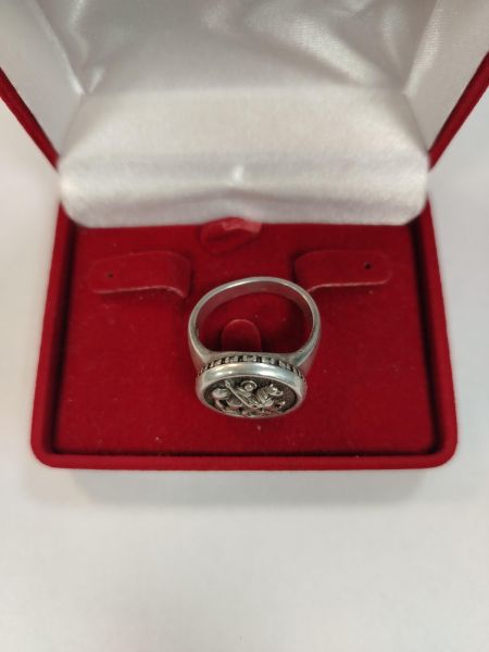 серебряное кольцо Кольцо серебро 925 7,64g, вес изделия 7.88g, размер 19 в Хабаровск