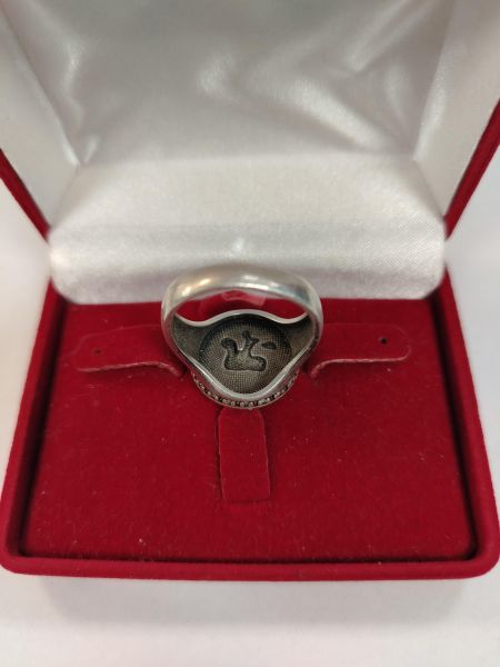 серебряное кольцо Кольцо серебро 925 7,64g, вес изделия 7.88g, размер 19 в Хабаровск