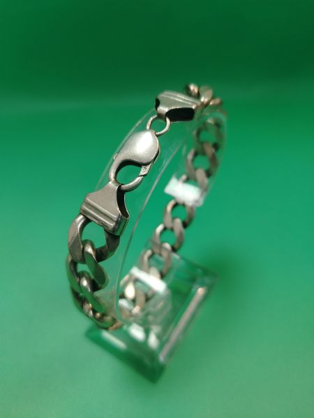 серебряный браслет Браслет серебро 925 48,61g, вес изделия 48.65g, длина 21 см, нет камней в Хабаровск