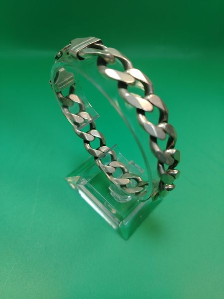 серебряный браслет Браслет серебро 925 48,61g, вес изделия 48.65g, длина 21 см, нет камней в Хабаровск