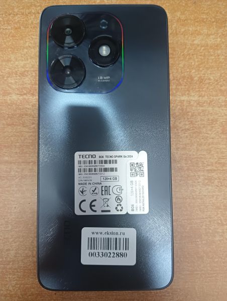 Купить TECNO Spark Go 2024 4/128GB (BG6) Duos в Иркутск за 5249 руб.