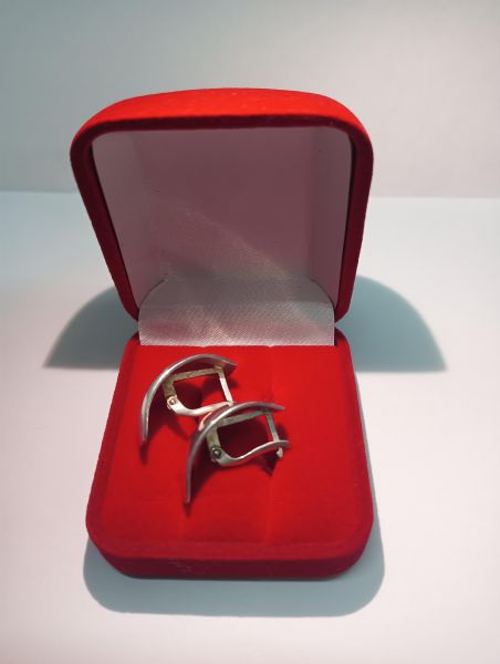 Купить Серьги серебро 925 6,21g, вес изделия 6.21g в Иркутск за 600 руб.