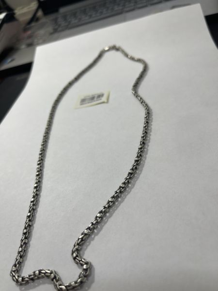 Купить Цепь серебро 925 20,60g, вес изделия 20.63g, длина 58 см в Иркутск за 1550 руб.