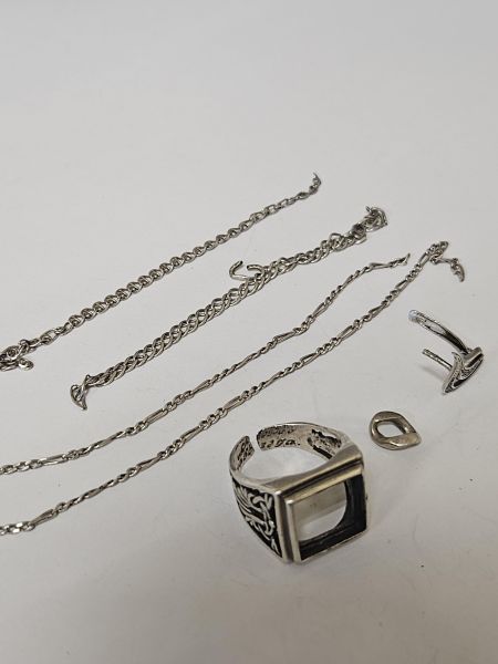 Купить Лом или горсть серебро 925 16,81g, вес изделия 16.95g в Иркутск за 1350 руб.