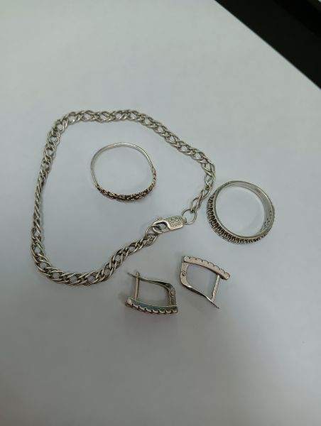 Купить Лом или горсть серебро 925 8,32g, вес изделия 10.26g в Иркутск за 700 руб.