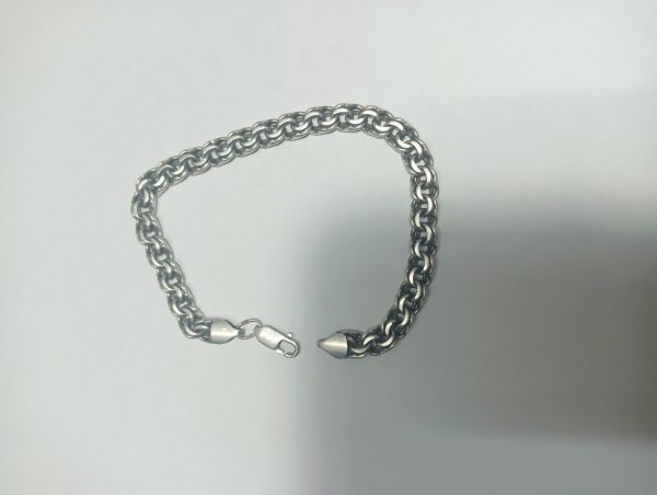 Купить Браслет серебро 925 19,30g, вес изделия 19.6g, длина 20 см в Иркутск за 1600 руб.