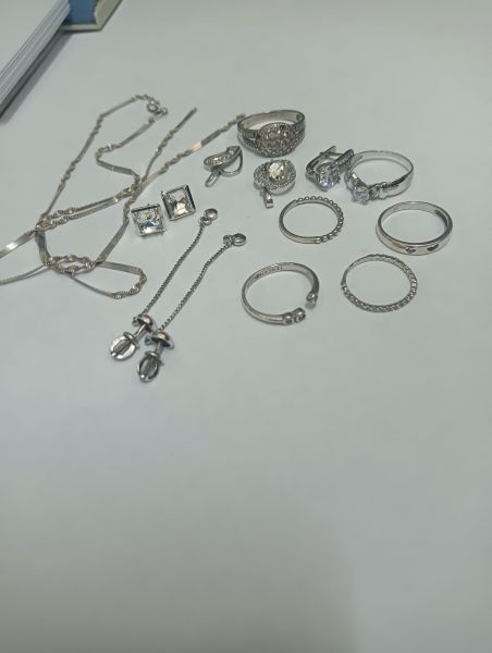 Купить Лом или горсть серебро 925 13,84g, вес изделия 18.78g в Иркутск за 1050 руб.