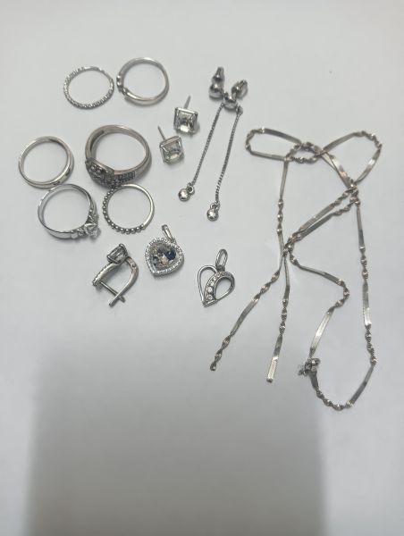 Купить Лом или горсть серебро 925 13,84g, вес изделия 18.78g в Иркутск за 1050 руб.