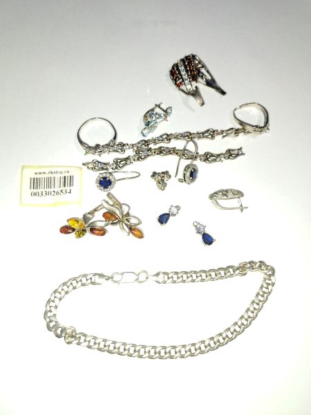 Купить Лом или горсть серебро 925 47,92g, вес изделия 49.92g в Иркутск за 3400 руб.