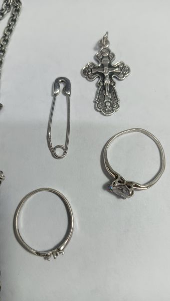 Купить Лом или горсть серебро 925 15,62g, вес изделия 17.34g в Иркутск за 1250 руб.