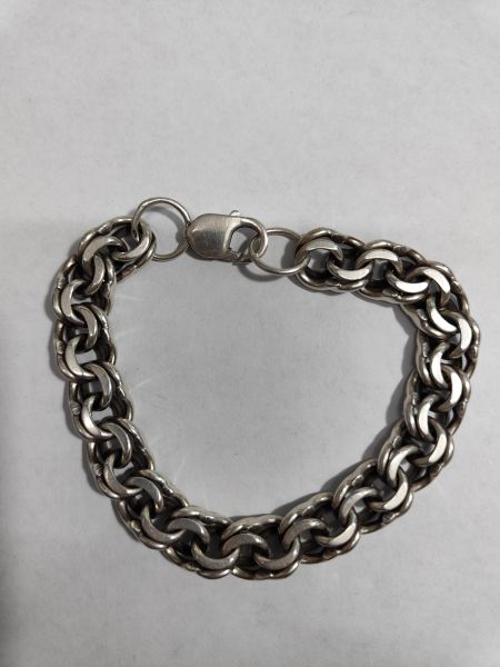 Купить Браслет серебро 925 50,78g, вес изделия 50.78g, длина 22 см в Иркутск за 9300 руб.