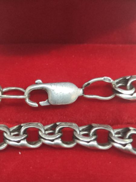 серебряный браслет Браслет серебро 925 11,15g, вес изделия 11.25g, длина 20 см в Иркутск