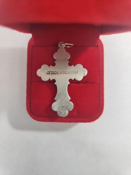 серебряный крест Крест серебро 925 4,96g, вес изделия 4.96g в Иркутск