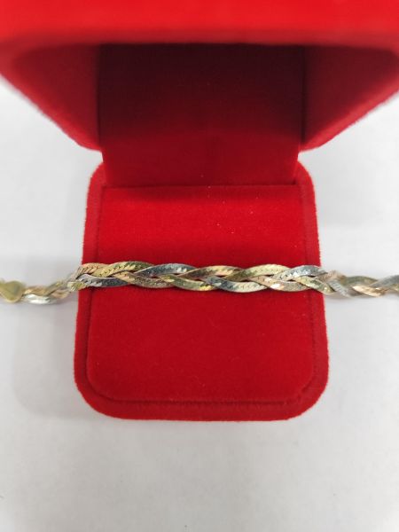 серебряный браслет Браслет серебро 925 4,28g, вес изделия 4.29g, длина 19 см в Иркутск