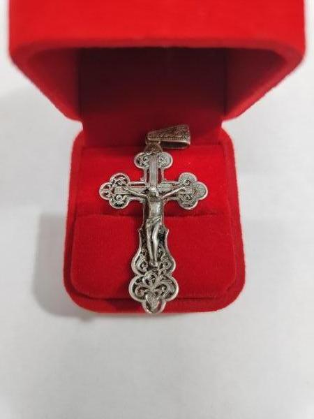 серебряный крест Крест серебро 925 6,29g, вес изделия 6.29g в Иркутск