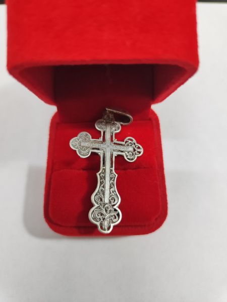 серебряный крест Крест серебро 925 6,29g, вес изделия 6.29g в Иркутск