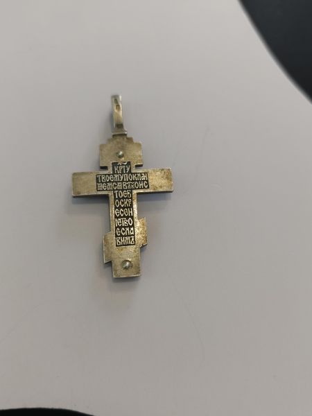 серебряный крест Крест серебро 925 6,62g, вес изделия 6.62g в Иркутск