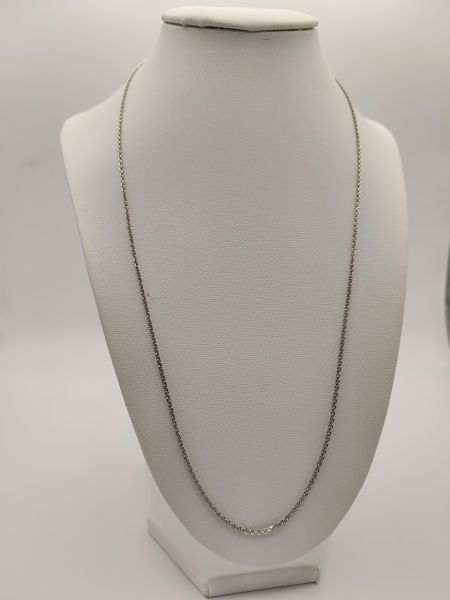 Купить Цепь серебро 925 3,84g, вес изделия 3.84g, длина 60 см в Иркутск за 400 руб.