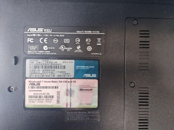 ноутбук ASUS K52JR-SX065R в Иркутск