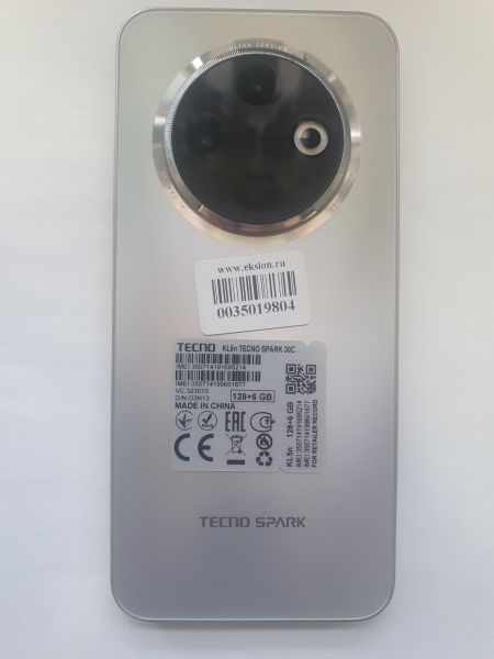 Купить TECNO Spark 30C 6/128GB (KL5n) Duos в Иркутск за 5900 руб.
