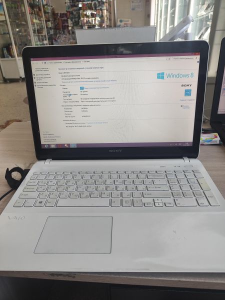 Купить Sony SVF152C29V (i3-3217U, RAM 4GB, HDD 500GB) в Иркутск за 3600 руб.